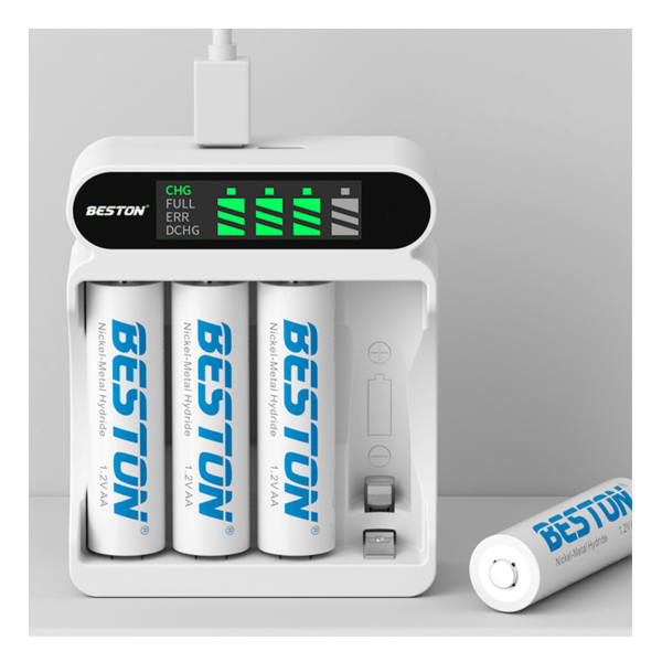 Beston C9023L –  bộ sạc pin Ni-MH 1.2V thông minh, tự ngắt, bảo vệ pin tối ưu