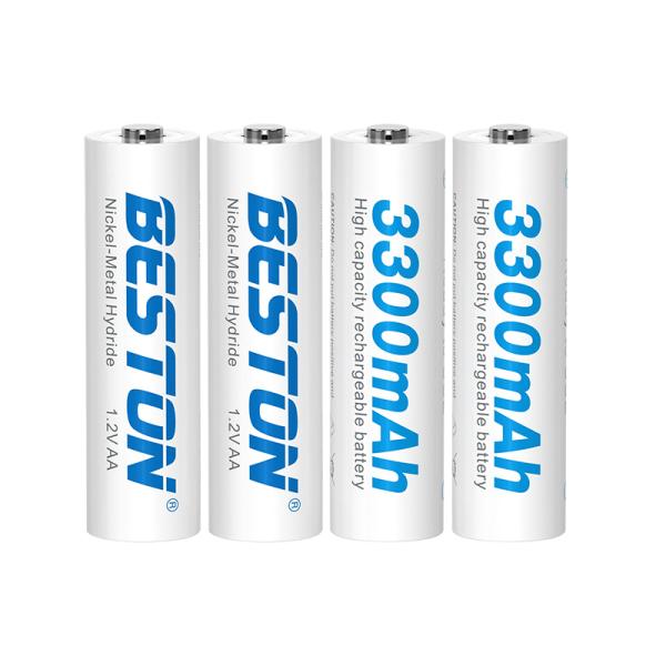 Pin sạc Beston AA 1.2V – 3300mAh. (hộp 4 viên)