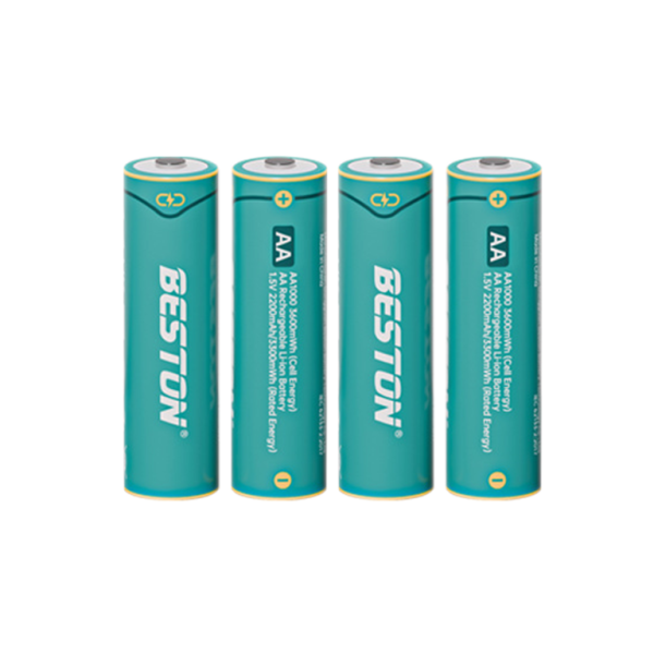 Pin sạc Beston Lithium AA 1.5V, hộp 4 viên dung lượng 3600mWh