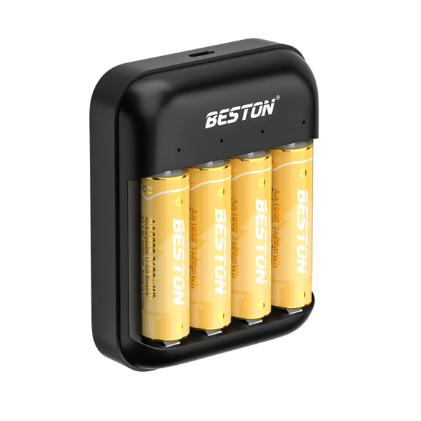 Bộ sạc pin Beston dành cho pin AA AAA Lithium 1.5V M7032 tự ngắt