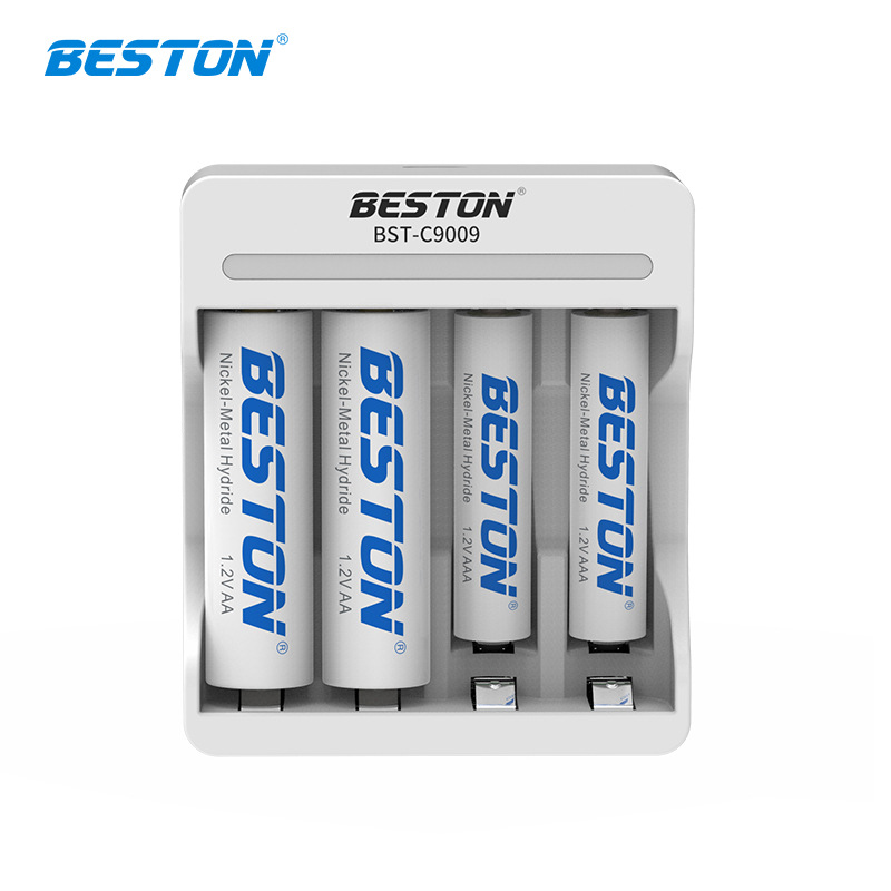 Beston C9009 –  bộ sạc 4 pin Ni-MH 1.2V thông minh, tự ngắt, bảo vệ pin tối ưu